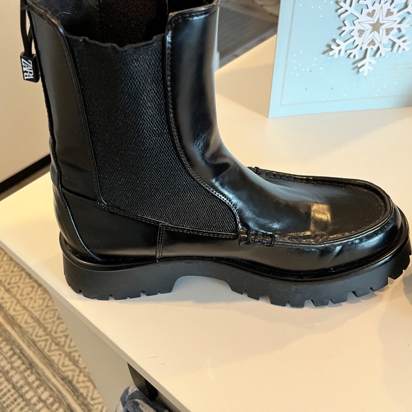 Loafer style tall ankle boots 40 - Picture 7 of 9